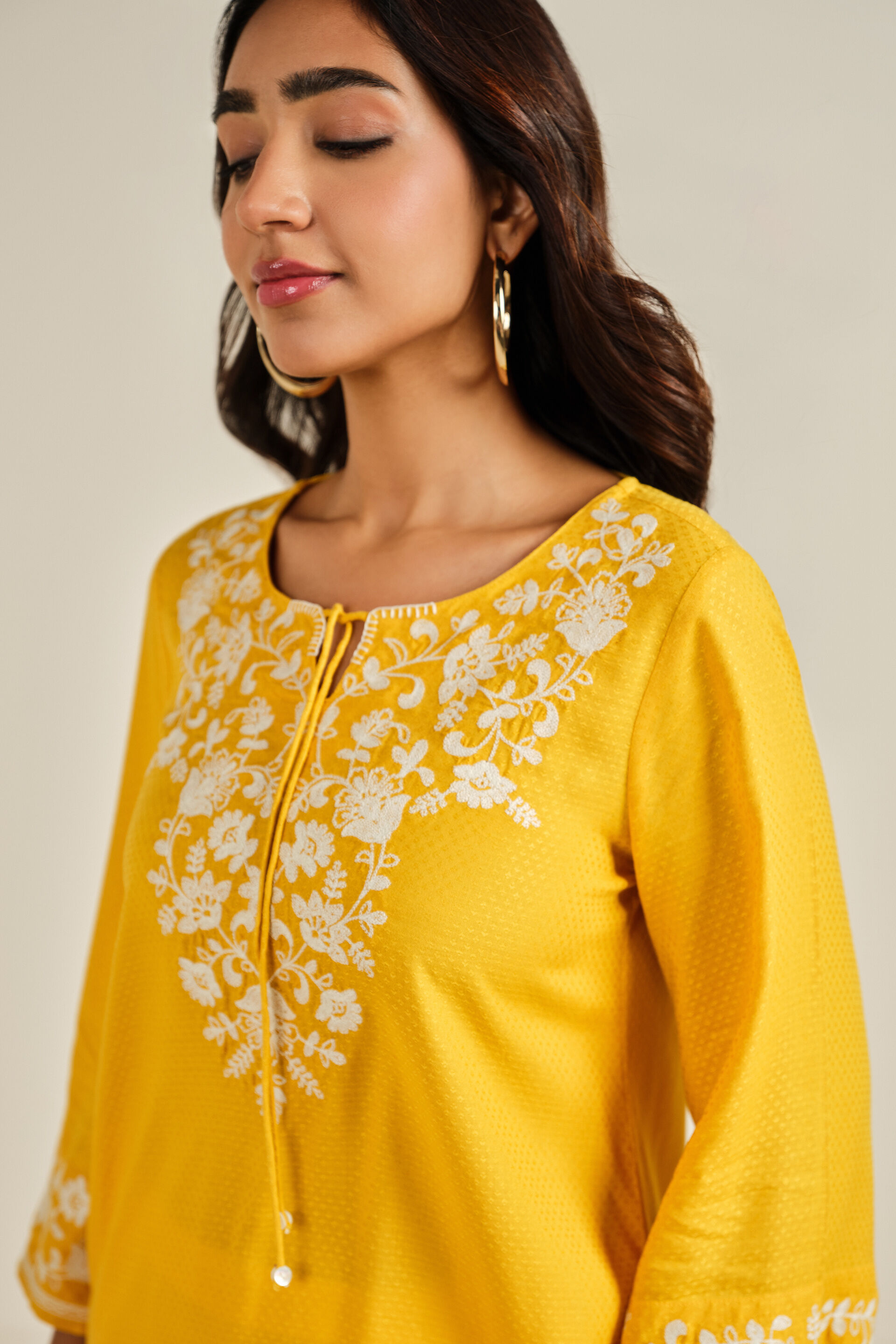 Andaz Mustard Top, Mustard, image 3